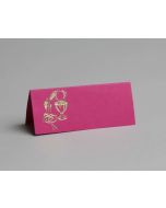 Lot de 10 cartes de table Calice - Fuchsia