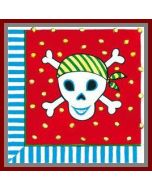 Serviettes Pirates - x12