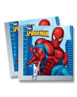 20 serviettes en papier 33x33cm – Spiderman