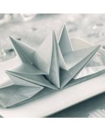 20 serviettes en papier couleur argent à prix discount