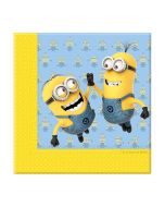 serviettes minion anniversaire