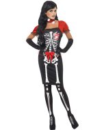 Costume femme squelette