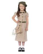 Costume fille évacuée 2nd Guerre Mondiale - Taille 10/12 ans