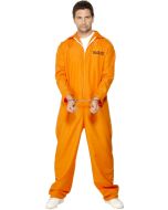 Déguisement homme prisonnier - orange