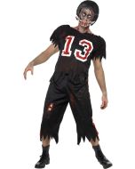 Déguisement footballeur américain zombie - Taille M