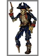 décor squelette de pirate
