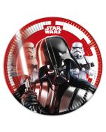 8 Assiettes Star Wars Dark Vador - 20 cm