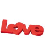 Stickers "Love" bois rouge