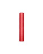 Rouleau de tulle - rouge - 30 cm x 9 m