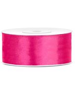 Ruban satin 25 mm fushia