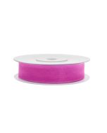 bobine organza fuchsia