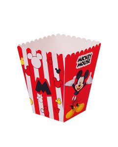 12 pots à pop corn mickey mouse