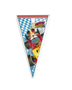 50 Sacs de fête en forme de cônes- Mickey Pilote