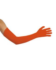 Gants extra longs rouges - 45 cm 