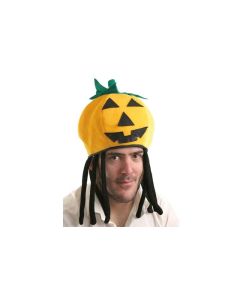 Chapeau citrouille araignée