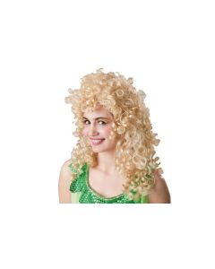 Perruque femme bouclée blonde