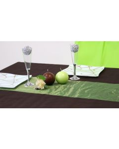 Chemin de table organdi - Vert