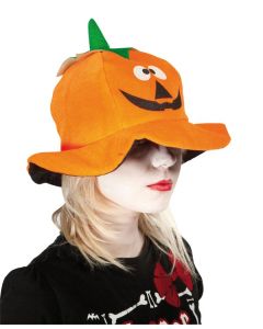 Chapeau citrouille velours