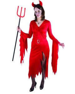 Costume femme diablesse rouge - Taille unique