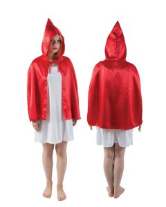 Cape tissu avec capuche Chaperon rouge