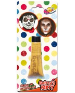 tube maquillage crème couleur jaune