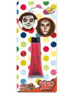 tube maquillage crème rouge