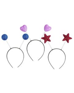 Serre-tête ressort à paillettes