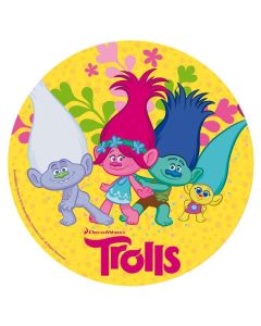 Disque à gâteau Les Trolls