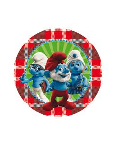 8 assiettes Les Schtroumpfs