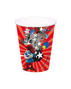 8 gobelets Les Schtroumpfs