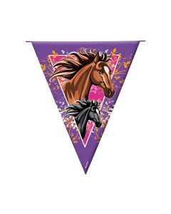 Banderole à drapeaux - Chevaux
