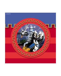 20 serviettes anniversaire - Chevalier