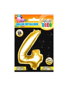 ballon chiffre 4