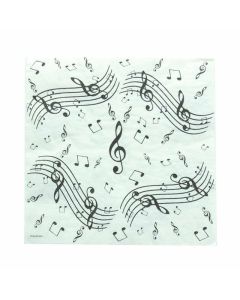 Serviette Musique x20