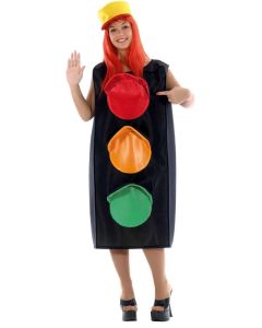 Déguisement femme feu tricolore - Taille unique