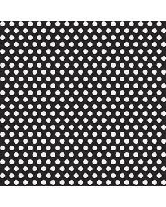 Papier cadeau noir à pois blancs - 76,2 x 152 cm