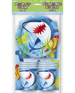 Kit anniversaire requin - 8 personnes