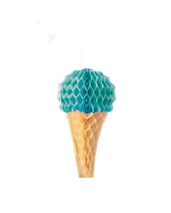 Glace alvéolée menthe