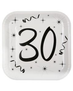 10 Assiettes anniversaire 30 ans 