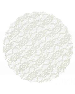 Rond en dentelle ivoire