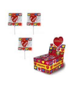 x1 Sucette coeur Cerise Piruletas