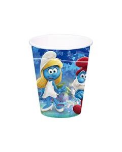 8 Gobelets Les Schtroumpfs 250 ml