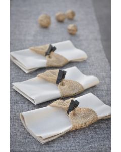 Ruban jute - naturel foncé