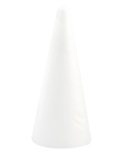 Cône en polystyrène - 9 cm x 20 cm