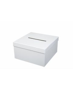 Urne carrée blanche