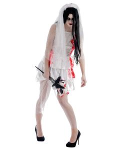 Costume femme mariée zombie - Taille unique