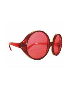Lunettes Hippie géantes - rouges