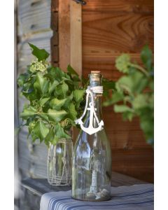 bouteille en verre bord de mer