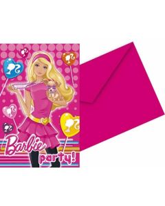 Cartes d'invitation "Cute pets" x 6