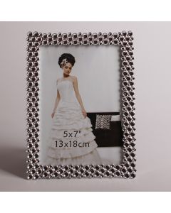 Cadre rectangulaire contour argent n°2